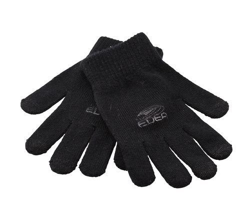 EDEA Touch Screen Black Gloves käsineet näppylä Musta (1 pari)