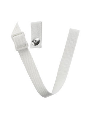 Black & White Connects to Ear Loops Bauer Hockey Helmet Sling Chin Strap 