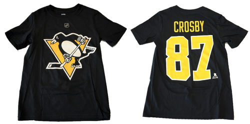 NHL S19 Name &amp; Number YTH(Lasten) T-Paita Pittsburgh Penguins #87 Crosby