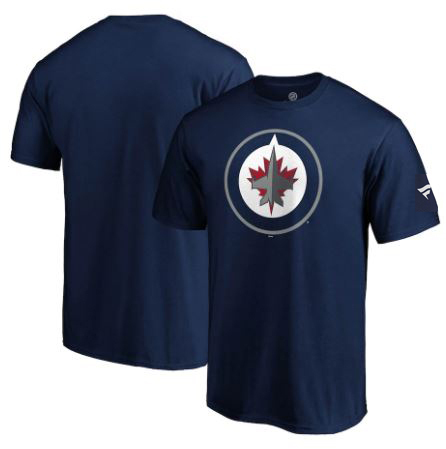 NHL S22 Primary Logo Winnipeg Jets T-Shirt SR(Aikuisten) T-Paita