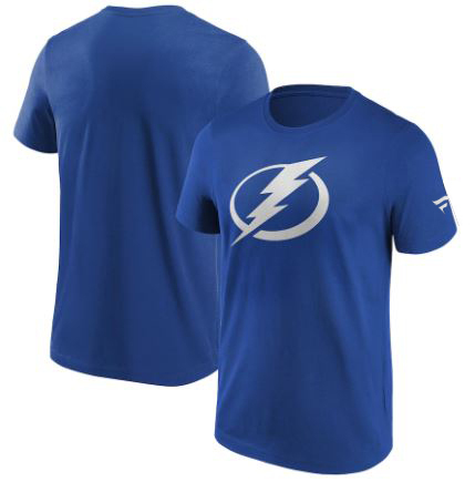 NHL S22 Primary Logo Tampa Bay Lightning T-Shirt SR(Aikuisten) T-Paita