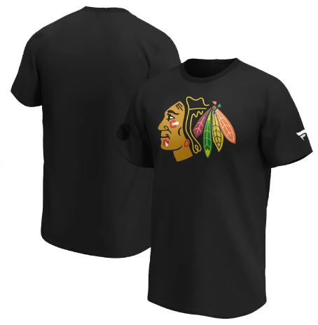 NHL S22 Primary Logo Chicago Blackhawks T-Shirt SR(Aikuisten) T-Paita