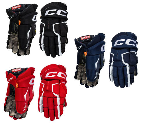 CCM S22 Super Tacks AS-V Gloves SR(Aikuisten) Jääkiekkohanskat