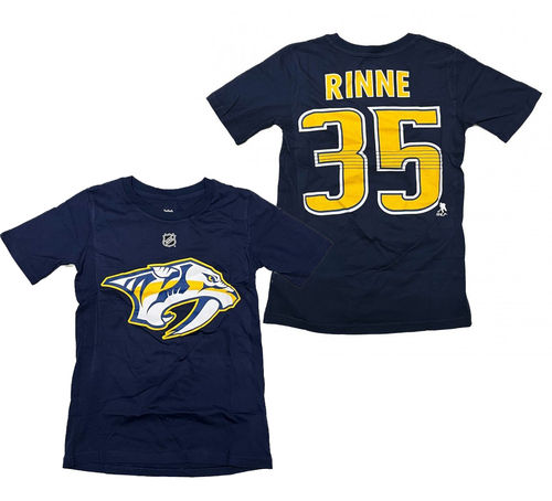 NHL Prime Logo T-Shirt JR(Nuorten) T-Paita Nashville Predators #35 Pekka Rinne