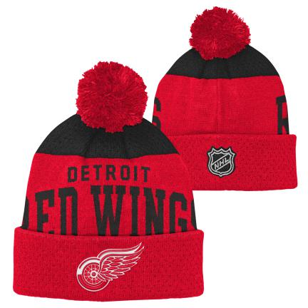 NHL Stetchark Knit Pom (58-62cm) Detroit Red Wings YTH(Lasten) Tupsupipo